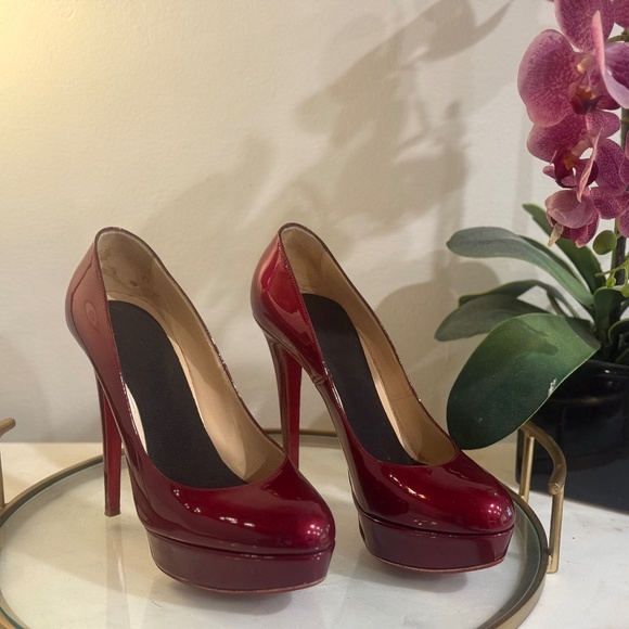 Christian Louboutin Bianca Pumps (Burgundy) - Picture 1 of 4